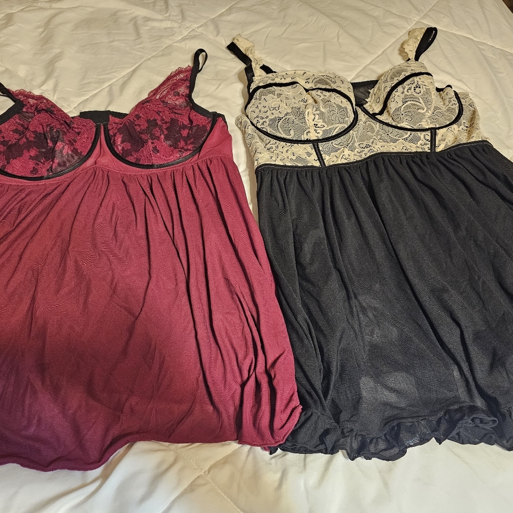 2 Size 4 Sexy Torrid Nighties